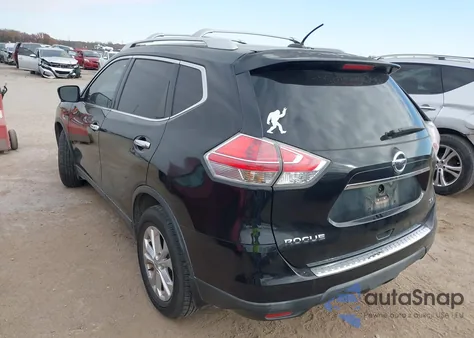 2016 Nissan Rogue Sv z USA, uszkodzony, nr VIN KNMAT2MT3GP720714